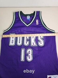 1996-97 Champion Gold Logo NBA Glenn Robinson Milwaukee Bucks Jersey Size 44