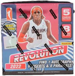 2022 Panini Revolution WNBA Basketball Hobby Box (8 Packs/5 Cards 1 Auto)
