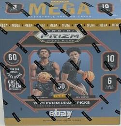 2023/24 Panini Prizm Draft Basketball Mega Box! Look for Victor Wembanyama RC