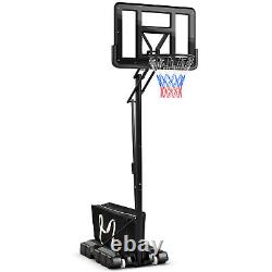 44 Portable Adjustable Basketball Goal Hoop Stand System WithSecure Bag Outdoor