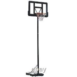 7.6-10' Portable Basketball Hoop for Outdoor Adult Use