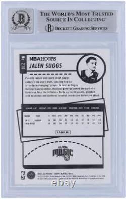 Autographed Jalen Suggs Magic Basketball Slabbed Card