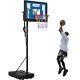Basketball Hoop Outdoor/indoor Portable Basketball Goal System 10ft Teens/adults