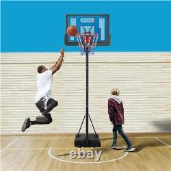 Basketball Hoop Outdoor/Indoor Portable Basketball Goal System 10ft Teens/Adults