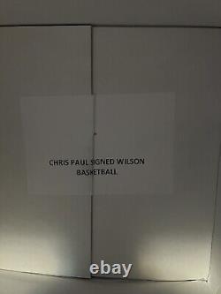Chris Paul Signed Basketball Fanatics COA Wilson NBA Authentic