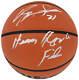 Dominique Wilkins Signed Wilson I/o Nba Basketball Withhighlight Film (ss Coa)