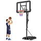 Gikpal 44 Portable Basketball Hoop System, Height Adjustable 8.2-10ft With 44 S