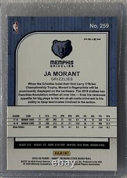 Ja Morant Autograph Basketball & (2) Additional Ja Morant Prizm Cards