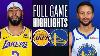 Lakers At Warriors Full Game Highlights February 22 2024