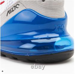 Nike Air Max 270 Shoes White Royal Blue University Red DV3731-100 Men's Sizes
