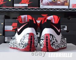 Nike Zoom Lebron 4 Graffiti White Black Men's Shoes Dj4888-100