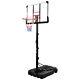 Portable Adjustable Basketball Hoop 6.6-10ft Waterproof With Led Hoop Light