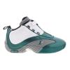 Reebok Answer Iv Gx6235 Mens Green Leather Zipper Athletic Basketball Shoes