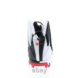Reebok The Blast GZ9519 Mens Black Leather Athletic Basketball Shoes