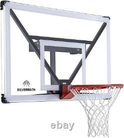 Silverback NXT 54 Wall Mounted Adjustable-Height and Fixed Basketball Hoop