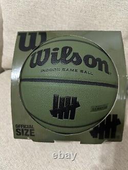 Undefeated Wilson Basketball Brand New 2021 Undftd Olive Green NIB